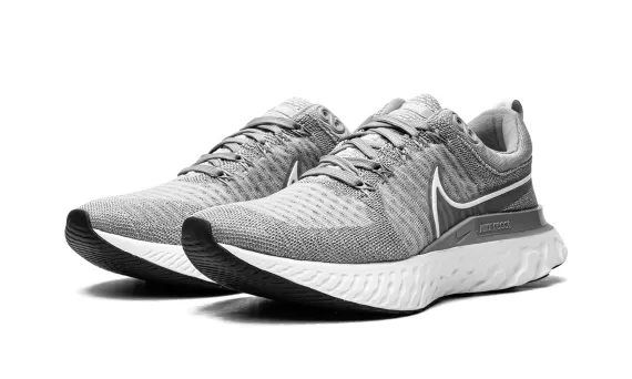 React Infinity Run FlyKnit 2 - Particle Grey/White-Grey Fog