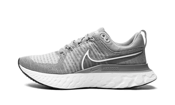 React Infinity Run FlyKnit 2 - Particle Grey/White-Grey Fog
