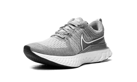 React Infinity Run FlyKnit 2 - Particle Grey/White-Grey Fog