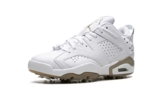 Air Jordan 6 Low Golf - White/Khaki