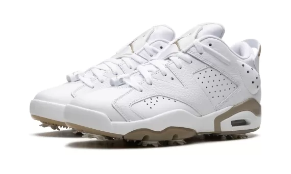 Air Jordan 6 Low Golf - White/Khaki