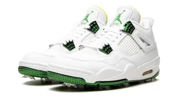 Air Jordan 4 Retro Golf - Metallic Green