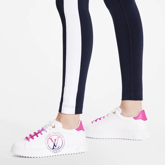 Louis Vuitton Time Out Sneaker Fuchsia Pink