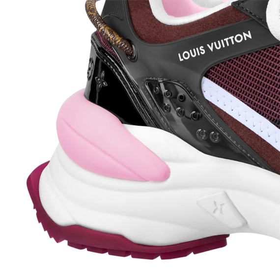 Louis Vuitton Run 55 Sneaker Bordeaux Red