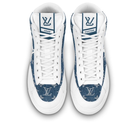 Louis Vuitton Charlie Sneaker Boot Blue