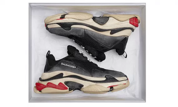 Balenciaga Triple S - Trainers  Black / Red