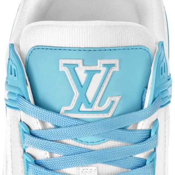 Louis Vuitton Trainer Sneaker - Sky Blue, Mix of materials