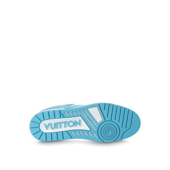 Louis Vuitton Trainer Sneaker - Sky Blue, Mix of materials